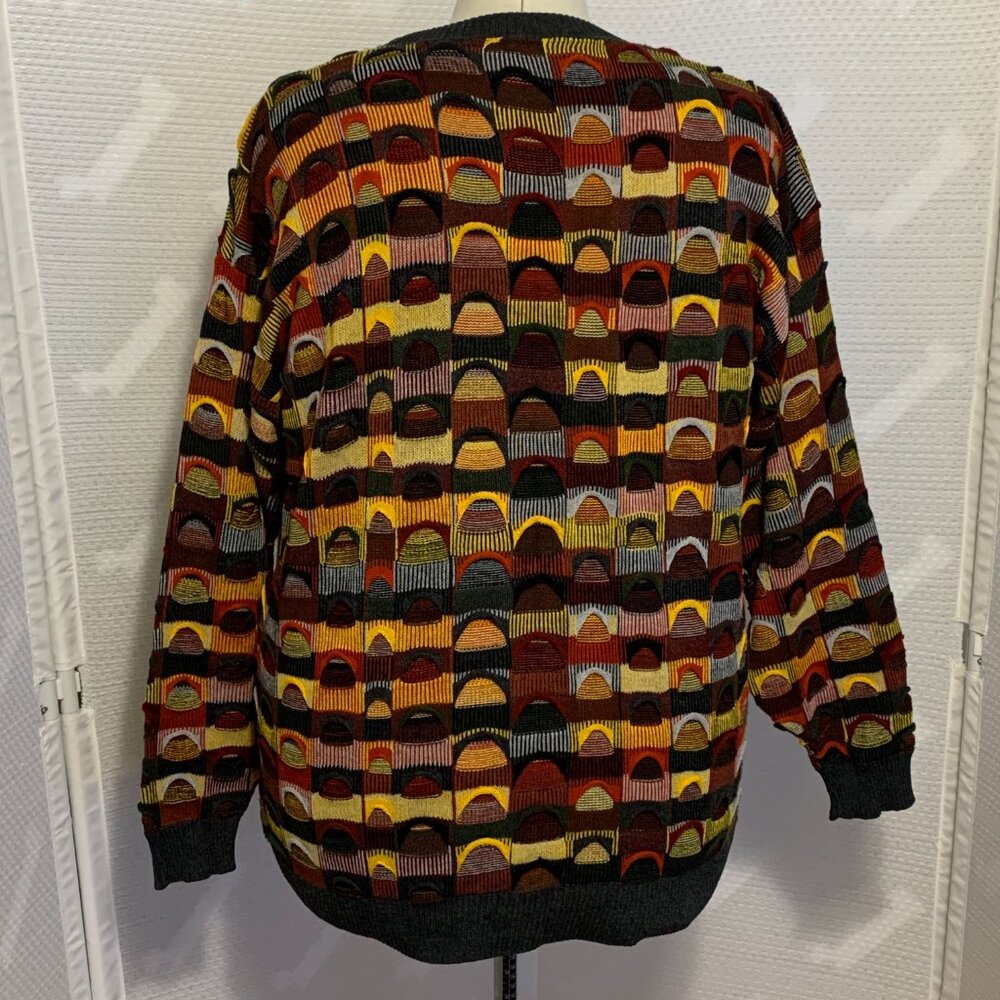 Vintage Protege Collection Sweater Knit Crew Neck 90s Made In USA Mens XL - Picture 3 of 4